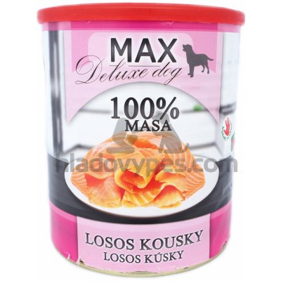 Max Deluxe Adult losos kousky 800 g – Hledejceny.cz