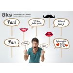 Fotorekvizity SET XI. - svatební - sada 8 ks – Zboží Dáma