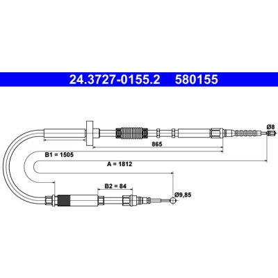 ATE Tazne lanko, parkovaci brzda 24.3727-0155.2 – Hledejceny.cz
