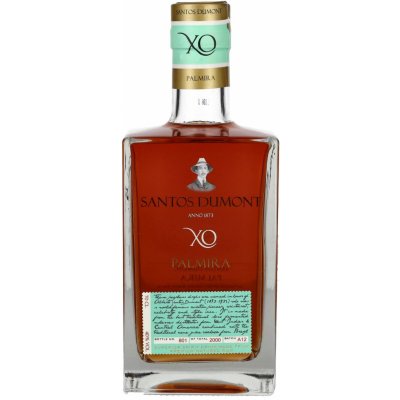 Santos Dumont Palmira XO Elixir Rum 40% 0,7 l (holá láhev) – Hledejceny.cz