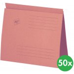 HIT Office Závěsné desky s rychlovazačem A4 růžové 50 ks – Zboží Živě
