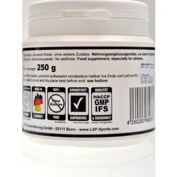 LSP Nutrition L-Glutamine powder 100 250 g