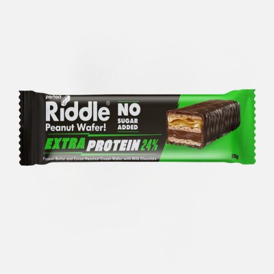 Riddle oplatka Extra Protein 24% "No sugar" 50 g – Zboží Dáma