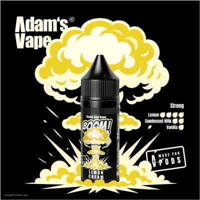 Adams vape Boom! Shake & Vape Lemon Cream 5 ml – Sleviste.cz