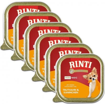 Rinti Gold Mini Adult krůta a králík 6 x 100 g – Zboží Mobilmania