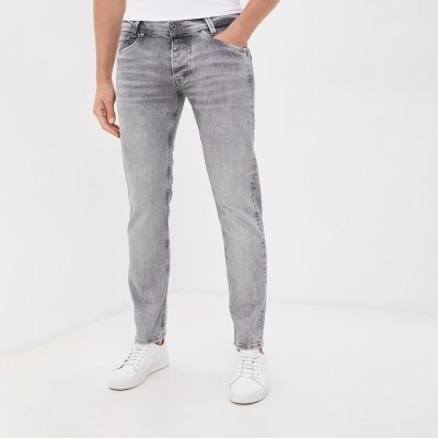 Pepe Jeans pánské světle šedé džíny Spike 000 – Zboží Mobilmania