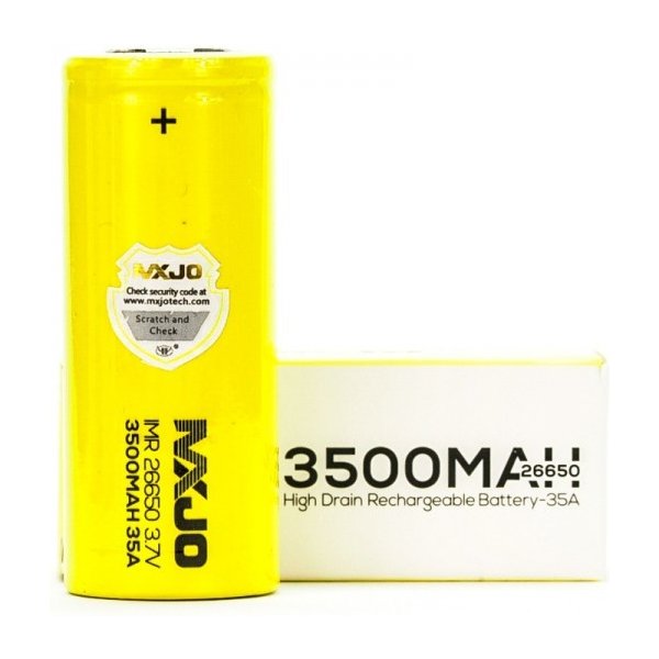 Baterie do e-cigaret MXJO 26650 3500mAh