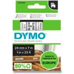 Dymo D1 S0720930 - originální polyesterová páska - 24 mm × 7 m, černo-bílá – Zboží Živě