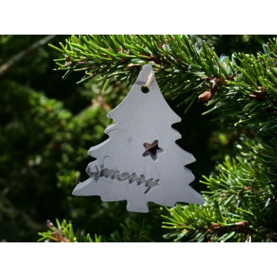 I AM Vánoční ozdoba stromeček Merry šedý – Hledejceny.cz