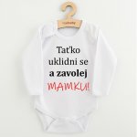 NEW BABY Body s potiskem New Baby a zavolej MAMKU! – Hledejceny.cz
