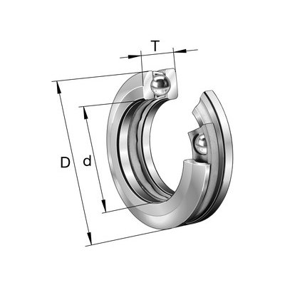 53217 FAG Axiální kuličkové ložisko – Hledejceny.cz