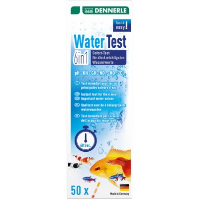 Dennerle Water Test 6v1 50 ks – Zboží Mobilmania