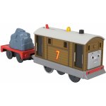 Fisher Price Motorizovaná lokomotiva Toby s vagónem HYN30 – Zboží Dáma