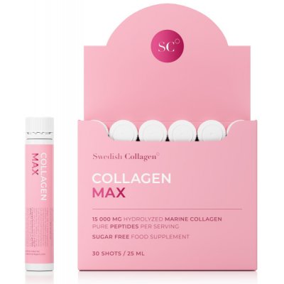 Swedish Collagen Max 15000 mg 30 kolagenových shotů – Hledejceny.cz