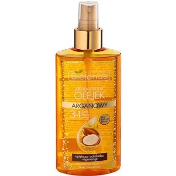 Bielenda Precious Oil 3 in 1 Argan pěsticí olej na tvář tělo a vlasy Beautification Rejuvenation Regeneration 150 ml