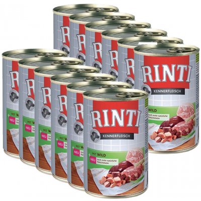 RINTI Zvěřina 12 x 400 g – Hledejceny.cz