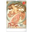 Nástěnný Alfons Mucha 2021