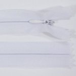 Zip skrytý šatový 3mm délka 25cm, barva 101 – Zboží Mobilmania
