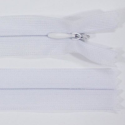 Zip skrytý šatový 3mm délka 25cm, barva 101 – Zboží Mobilmania