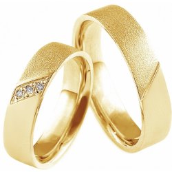 Aumanti Snubní prsteny 17 Zlato žlutá