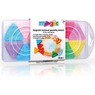 PRIMO MAGIC Voskové pastelky 12 ks mix barev – Hledejceny.cz
