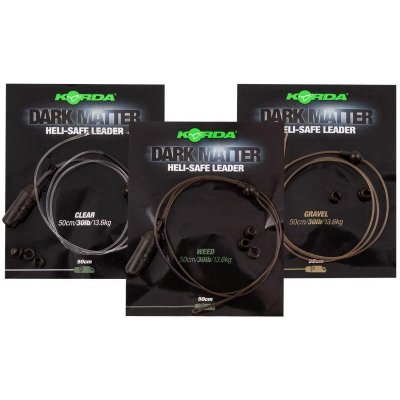 KORDA Hotová montáž Dark Matter Leader Heli Safe Gravel 40 lb 50 cm – Zbozi.Blesk.cz