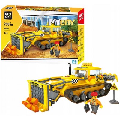 ICOM Blocki MyCity Stavba buldozer 250 ks – Zboží Mobilmania