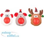 Karlie-Flamingo Vánoční plyšová hlava gumový nos 21 cm – Sleviste.cz