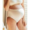 Těhotenské kalhotky Cache Coeur Organic bezešvé těhotenské kalhotky s vysokým pasem smetanové