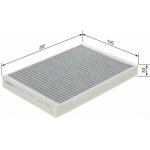 1987432405 BOSCH Filtr, vzduch v interiéru – Hledejceny.cz