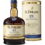 El Dorado Rum 21y 43% 0,7 l (tuba)