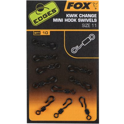 Fox Edges Kwik Change Mini Hook Swivel vel.11 10ks