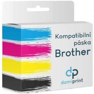 Obchod Šetřílek Brother TZE-D61, 36mm, černý tisk/fluor.zelený podklad - kompatibilní páska – Zboží Mobilmania