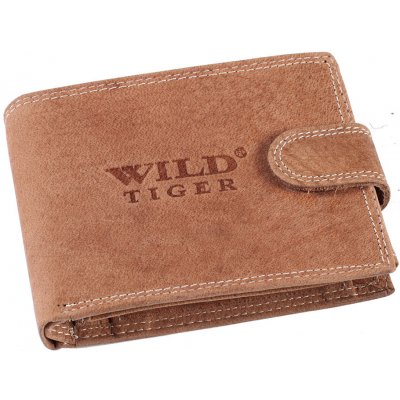 Wild pánská kožená peněženka Tiger AM 28 032 světle hnědá – Zboží Mobilmania