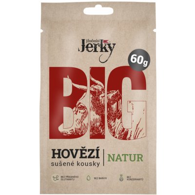 Jihočeské Jerky Hovězí natur BIG 60 g – Zboží Dáma Jihočeské Jerky Hovězí natur BIG 60 g – Zboží Dáma
