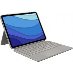 Logitech Combo Touch ochranný kryt s klávesnicí UK pro Apple iPad Pro 11 1. 2. 3. generace 920-010172 písková