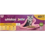 Whiskas Junior Drůbeží hody s kuřecím kachním drůbežím a krůtím v želé 40 x 85 g – Zboží Mobilmania