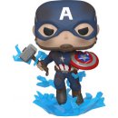 Funko Pop! Marvel Endgame Captain America with Broken Shield and Mjolnir 9 cm