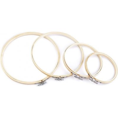 Vyšívací kruh bambusový sada, malé, 1 bambus světlý – Zboží Dáma