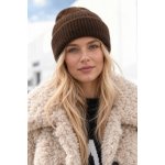 PECA del SOL HNĚDÁ BEANIE ČEPICE S ALPAKOU Espresso Brown – Hledejceny.cz