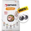 Granule pro kočky Ontario Cat Fresh Meat Short Hair Duck & Chicken 6,5 kg