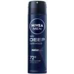 Nivea Men Deep Black Carbon Darkwood deospray 150 ml – Zboží Mobilmania