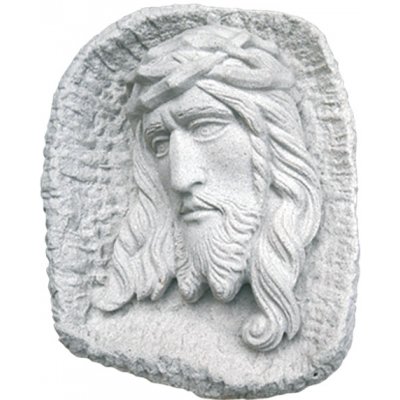 ZahradniDekorace zahradní sochy - zahradní dekorace, Ježíš Kristus - reliéf, 2,2kg – Zboží Mobilmania