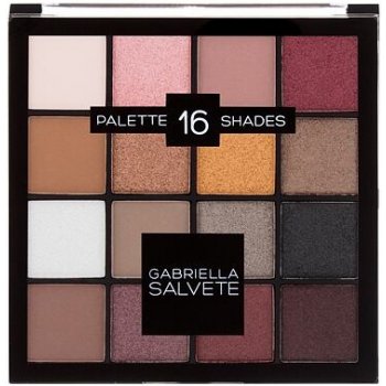 Gabriella Salvete Palette 16 Shades paletka očních stínů 02 Pink 20,8 g