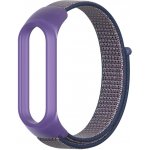 Xiaomi Nylon - Mi Band 5/6 náhradní náramek na suchý zip Fialová MBSCZ-5N006 – Zboží Mobilmania