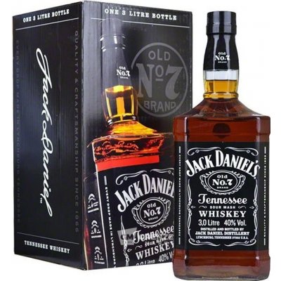 Jack Daniel's Black 40% 3 l (holá láhev)