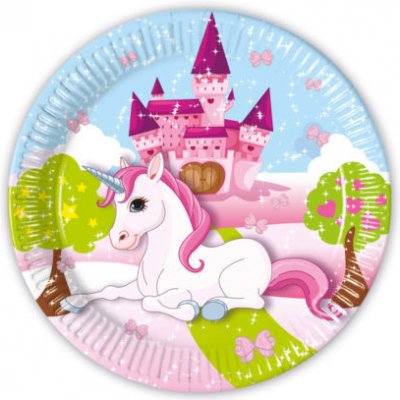 Procos EKO papírové talíře Jednorožec 23cm – Hledejceny.cz