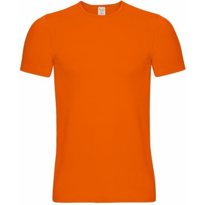 SLIM bambusové tričko krátký rukáv Bambutik oranžová – Zboží Mobilmania