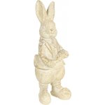 Krémová velikonoční dekorace králíka Métallique 6*6*13 cm – Hledejceny.cz