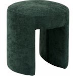 Atmosphera Čalouněný obloukový taburet JIN, Ø 38 cm, zelený – Zboží Dáma
